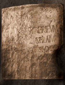 Caesarea, Israel New Testament Period Pontius Pilate, (26-37 AD) Limestone, inscribed 82.0 cm H, 65.0 cm W Building Dedication 4 Lines of Writing (Latin) Date of Discovery: 1961 Israel Museum (Jerusalem) AE 1963 no. 104